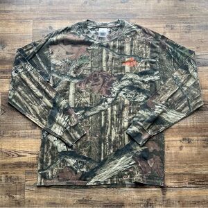 Mossy Oak Break Up Infinity Men's Camouflage Long Sleeve Shirt Hunting Size Md